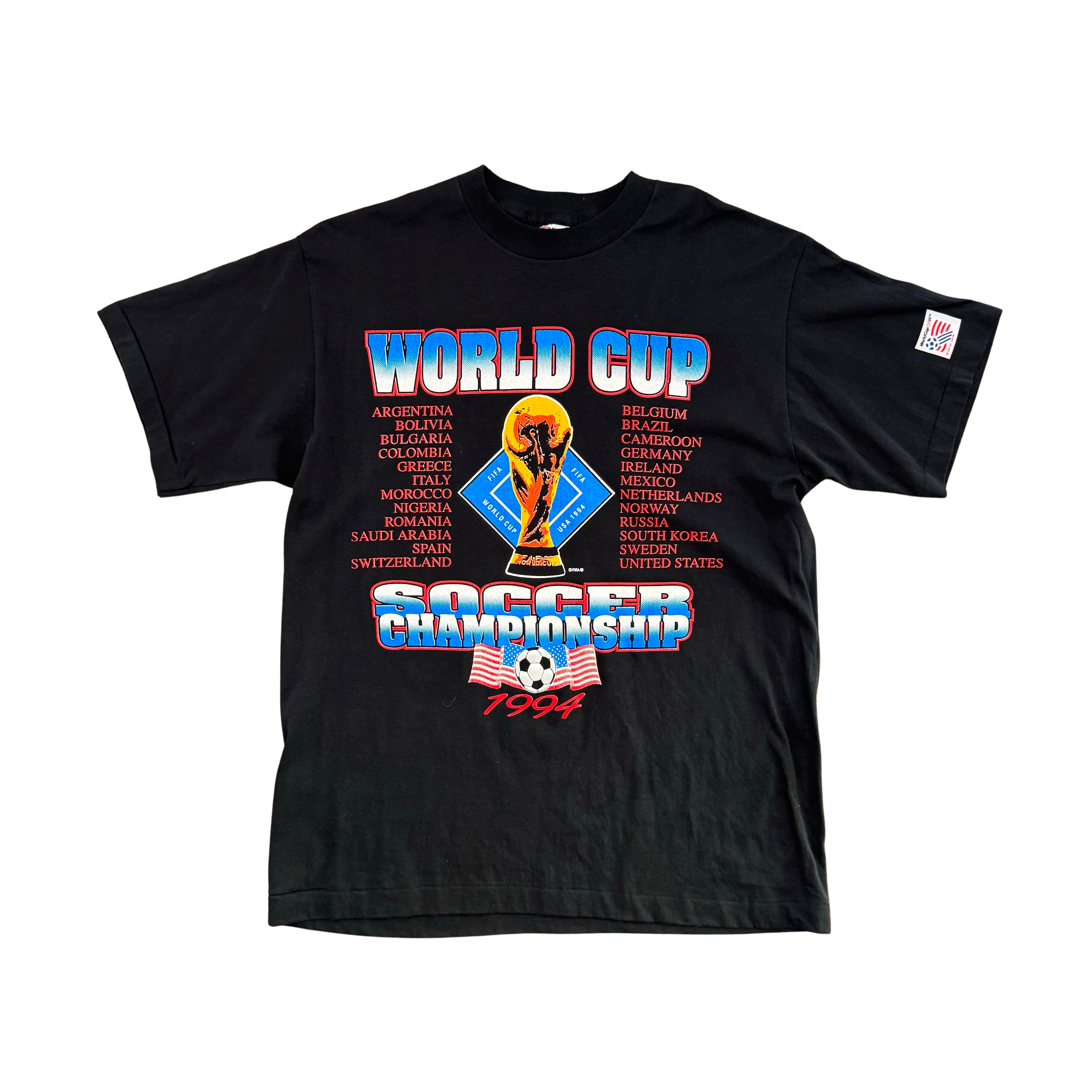 サッカーワールドカップ USA94 Tシャツ XL 1994 USA サッカーワールドカップ Tシャツ - メルカリ