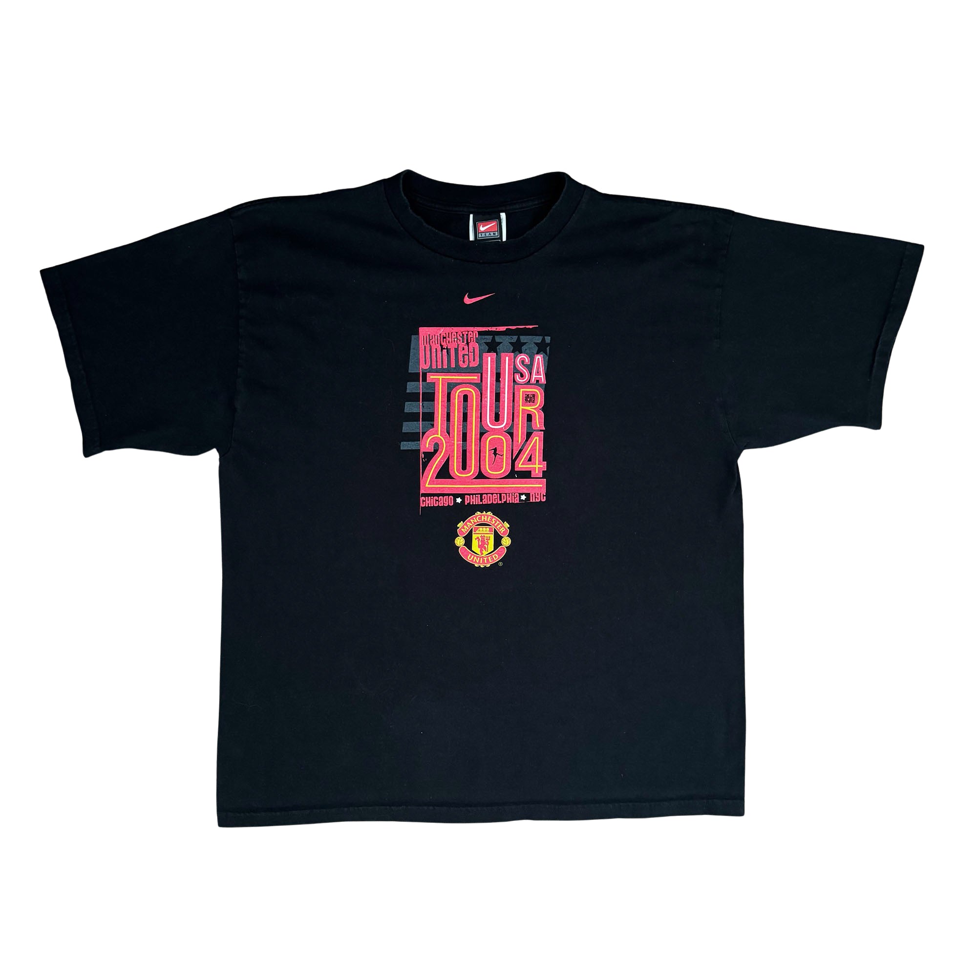 2004 Nike Man United USA Tour T-Shirt - XL