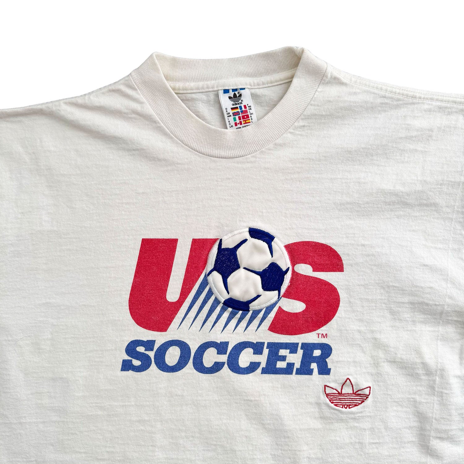 Adidas Embroidered US Soccer T-Shirt - L