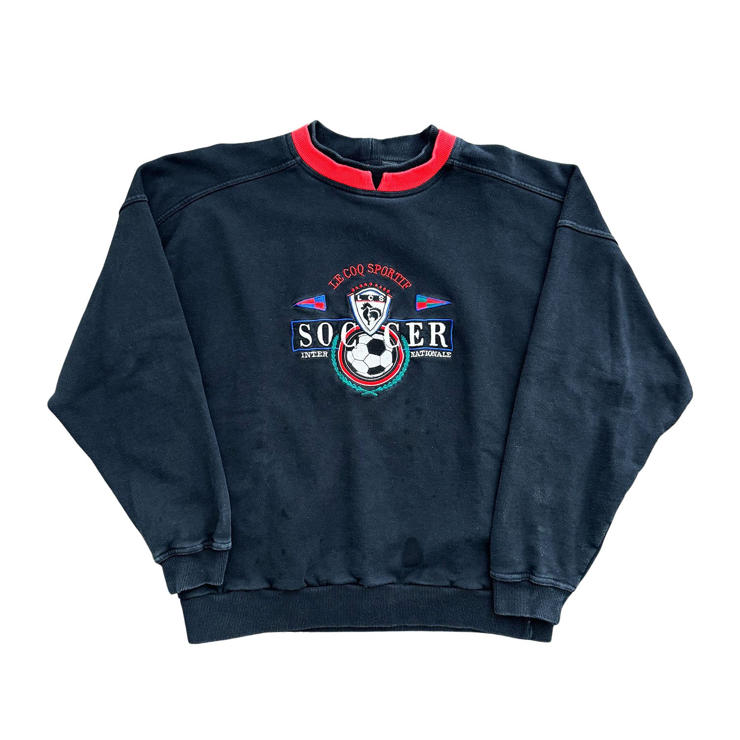 Le Coq Sportif Embroidered Crewneck - M