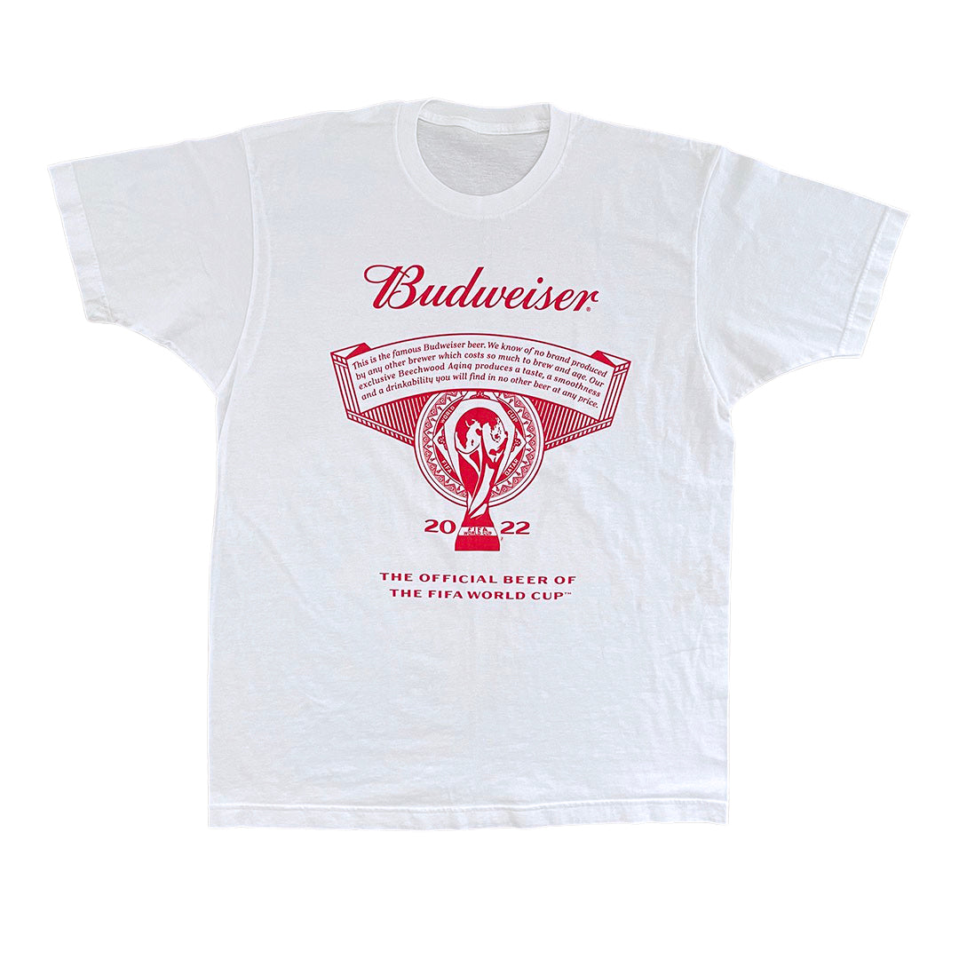 2022 Qatar World Cup Budweiser T-Shirt - XL