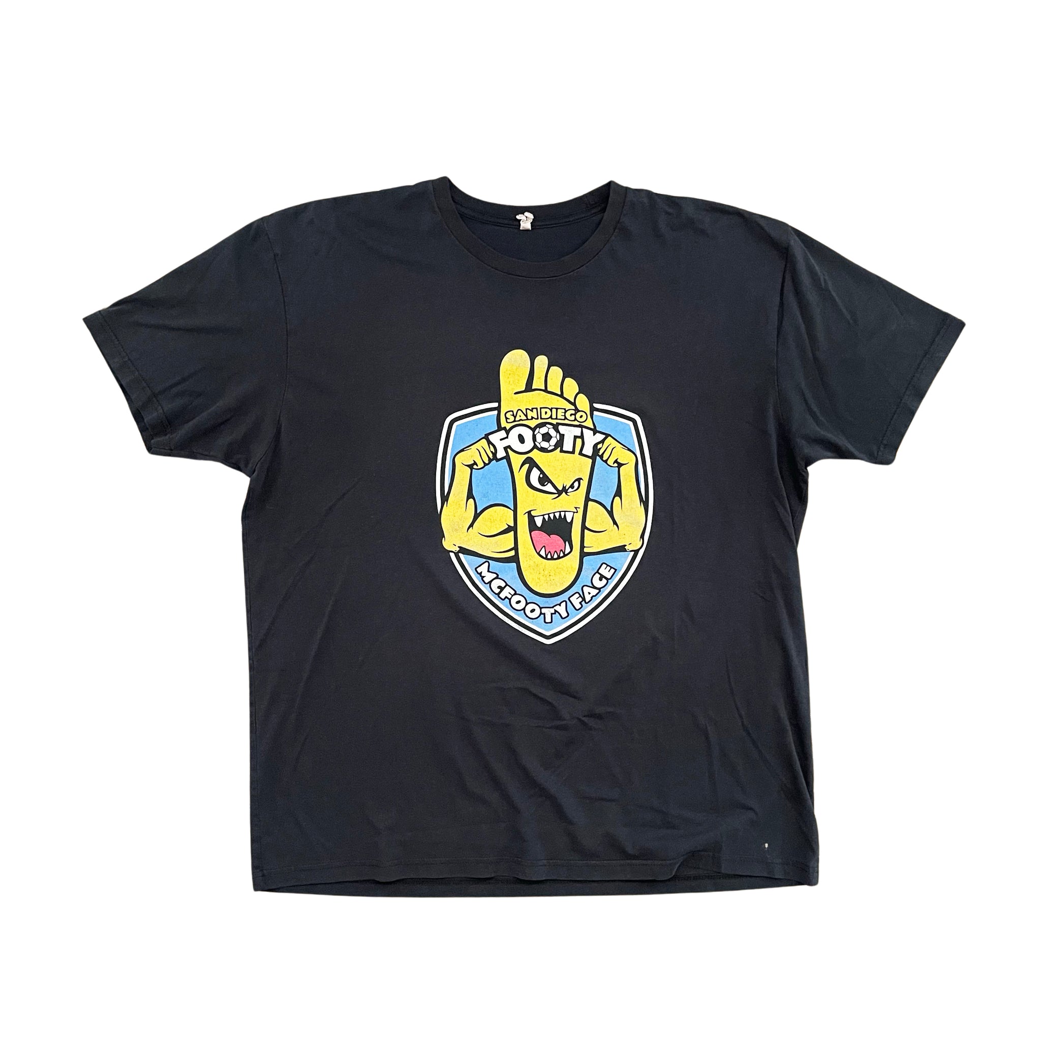 San Diego Footy McFootface T-Shirt - XL