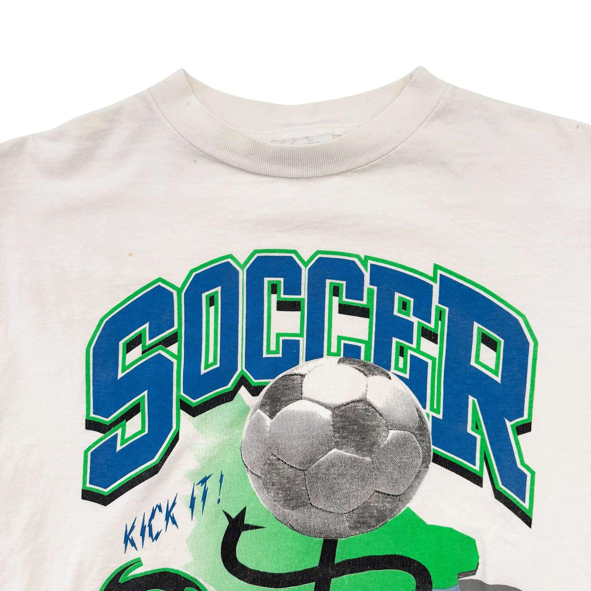 Soccer "Kick It" Graphic T-Shirt - M