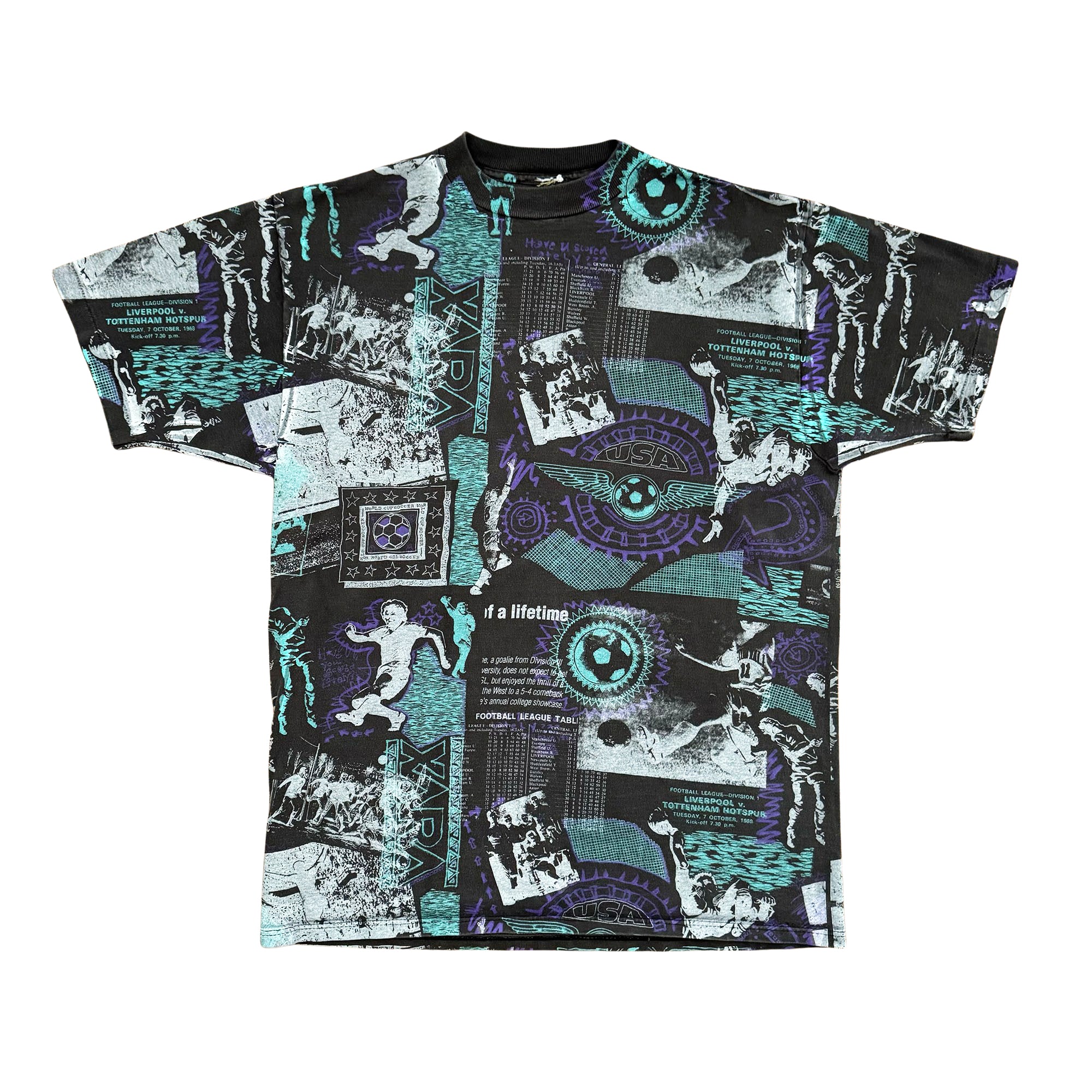 XARA AOP Tottenham v. Liverpool T-Shirt - M
