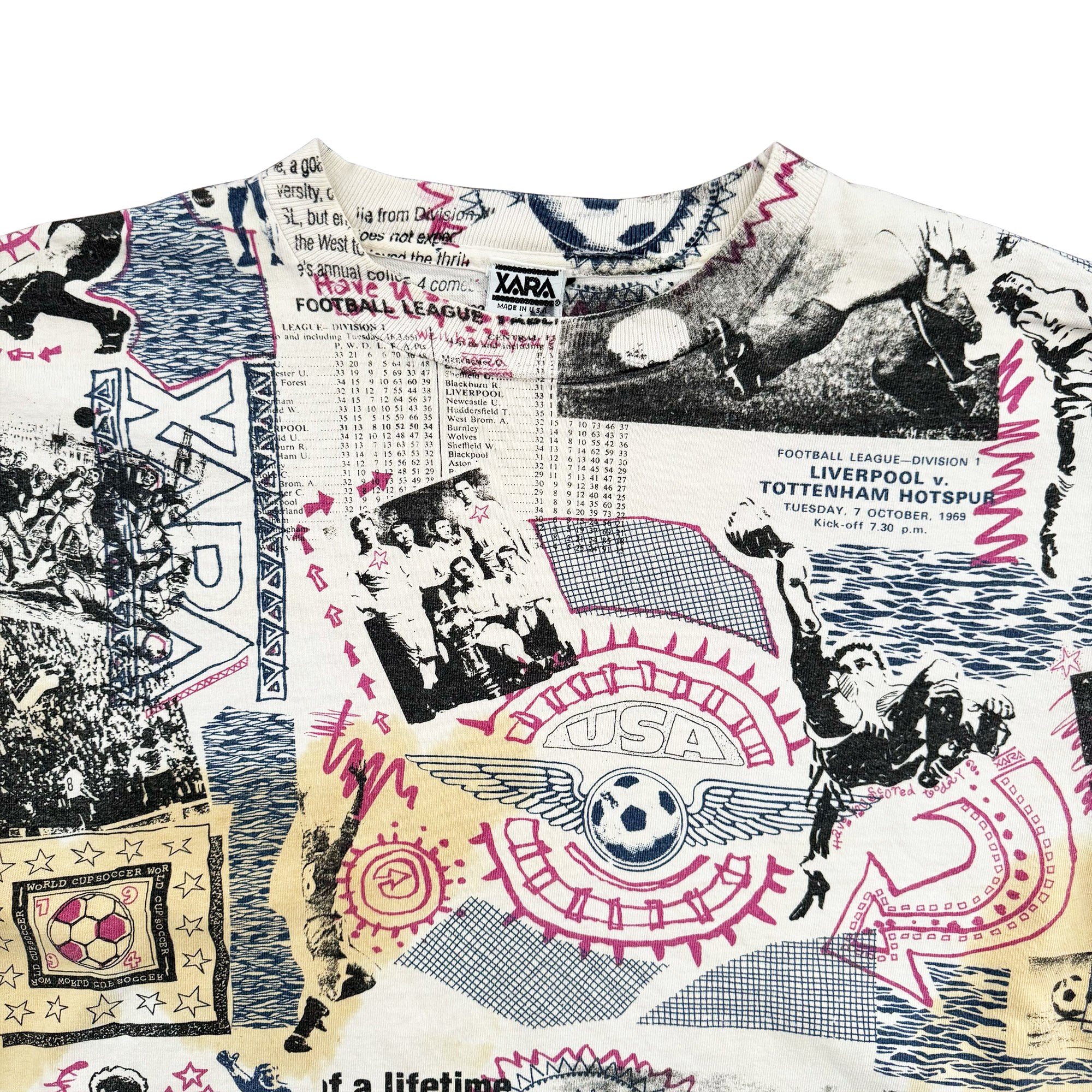 XARA AOP Tottenham v. Liverpool T-Shirt - M