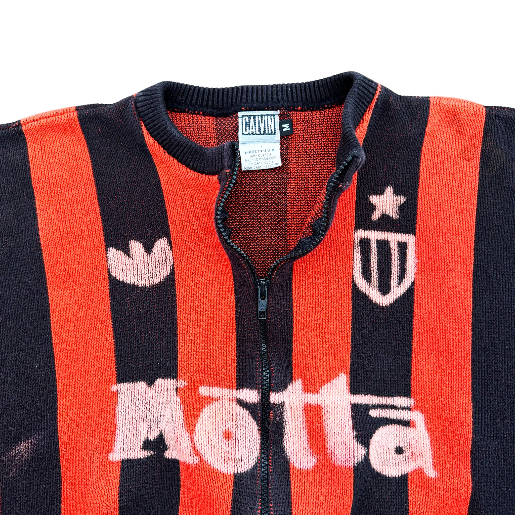 "AC Milan" Zip-Up Sweater - M