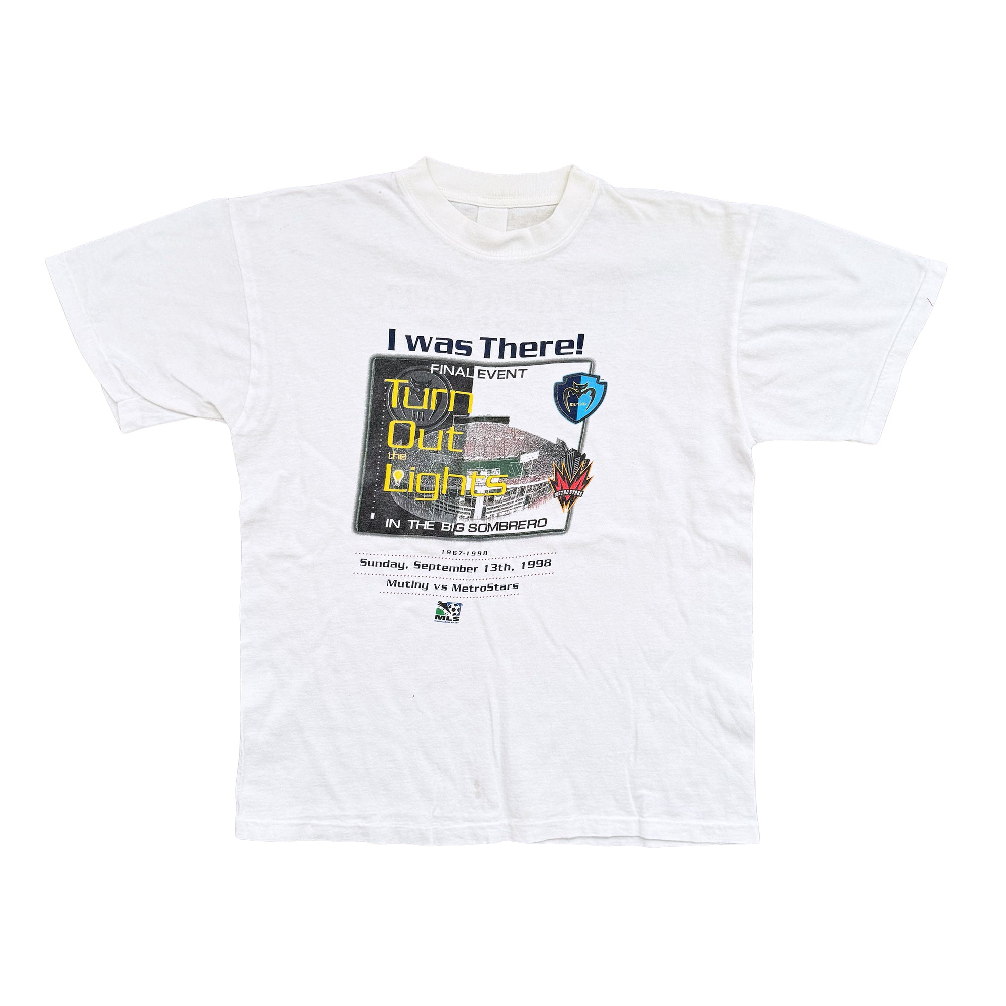 1998 MLS Mutiny vs. MetroStars T-Shirt - L