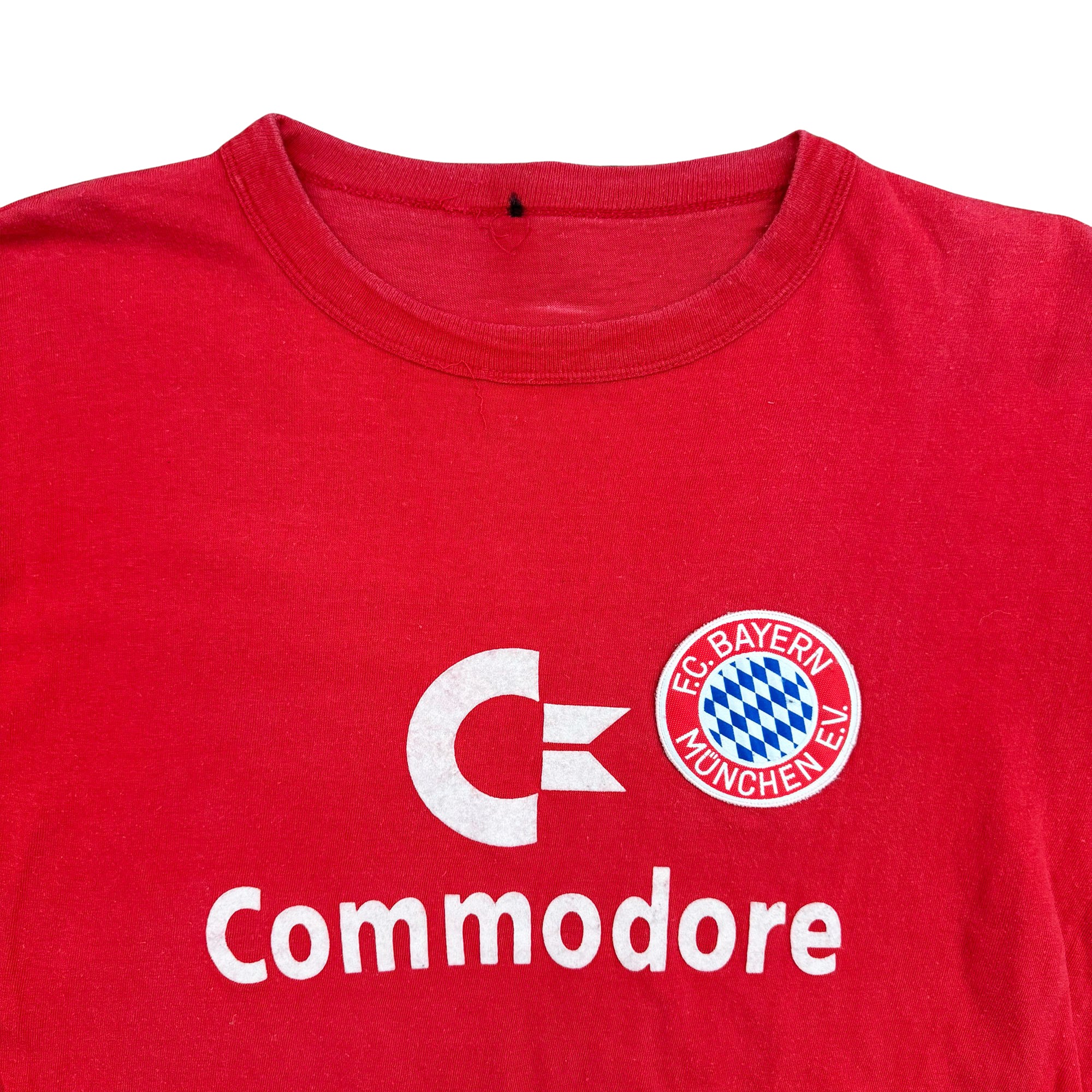 80s Bayern Munich Applique Shirt - M