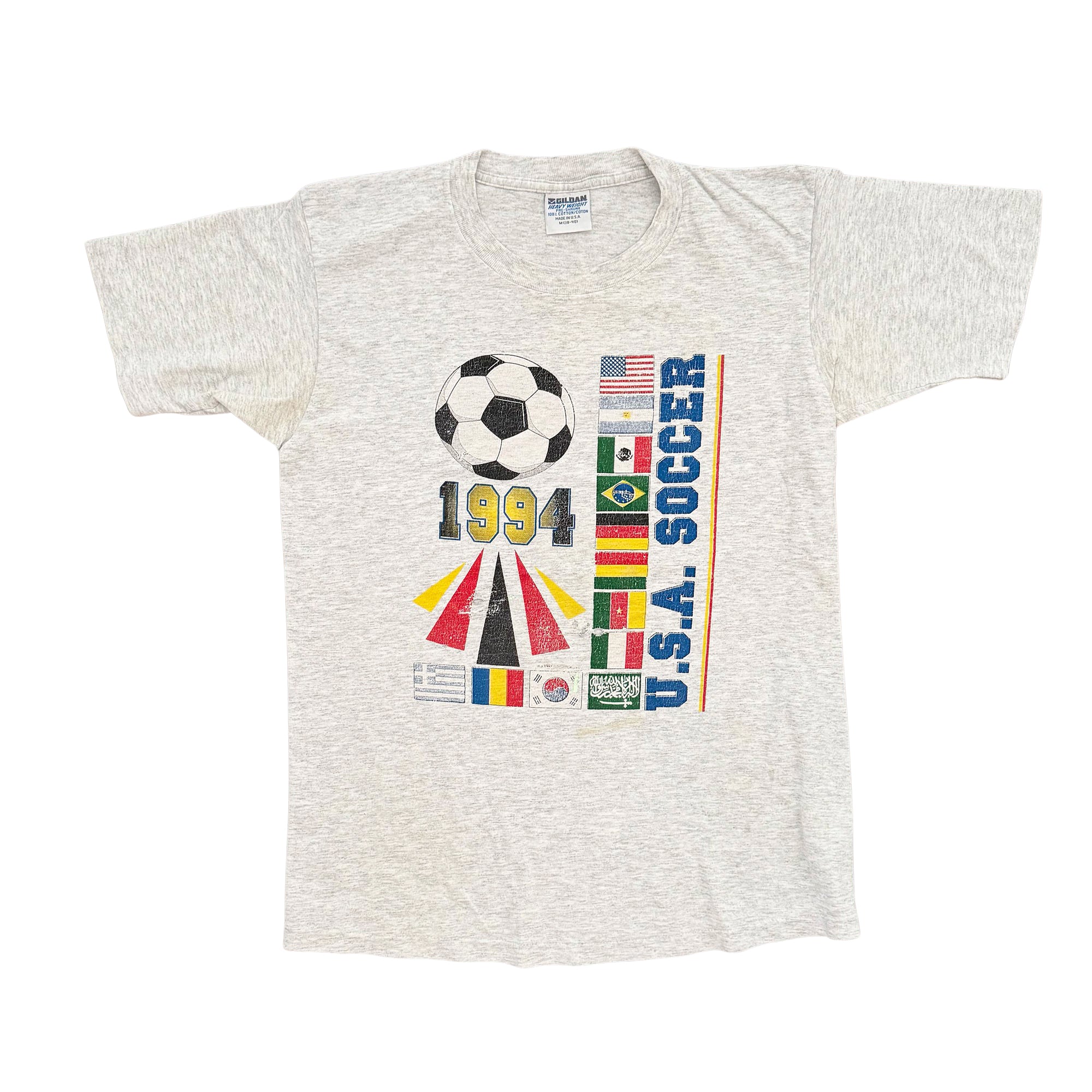 1994 USA Soccer Tattered T-Shirt - M