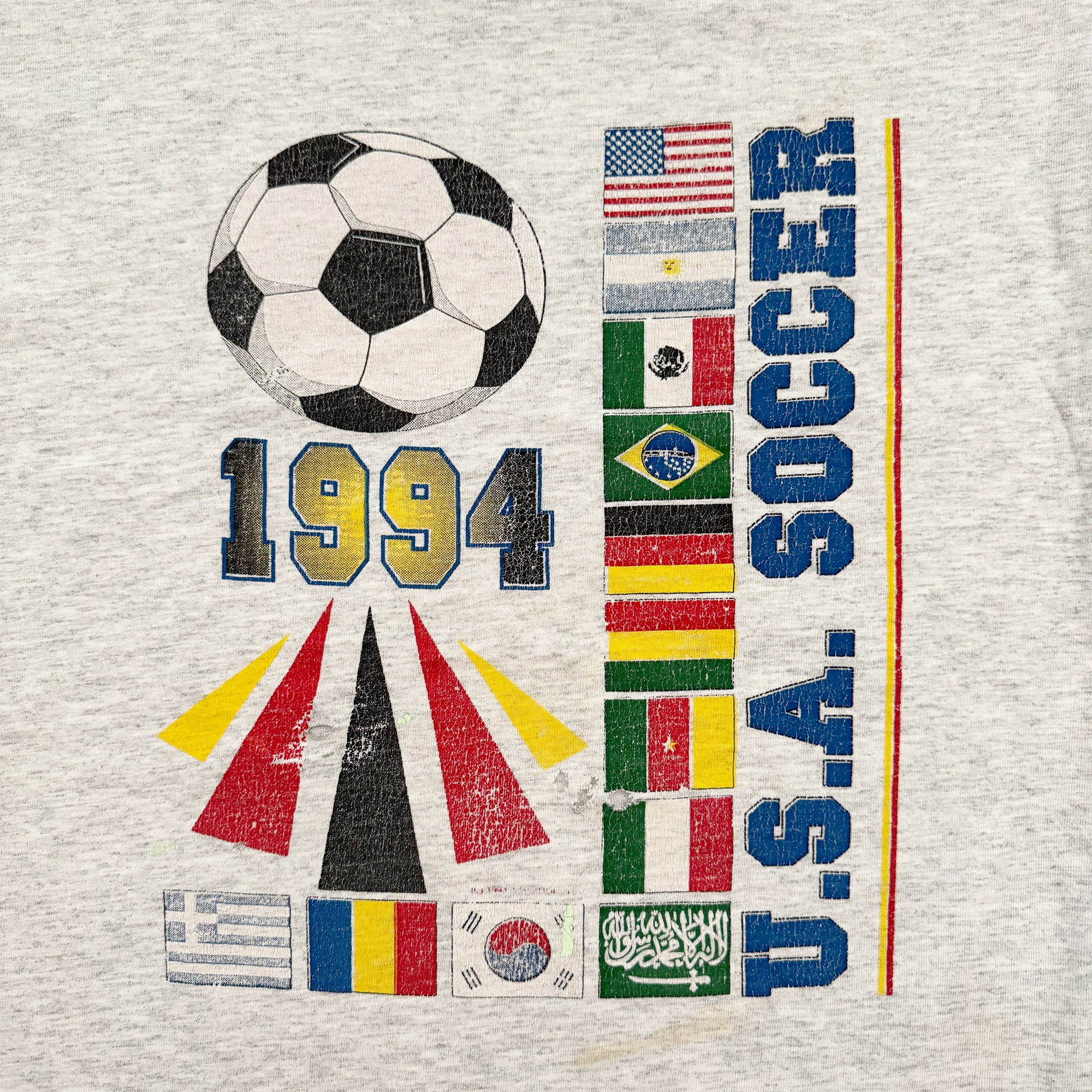 1994 USA Soccer Tattered T-Shirt - M
