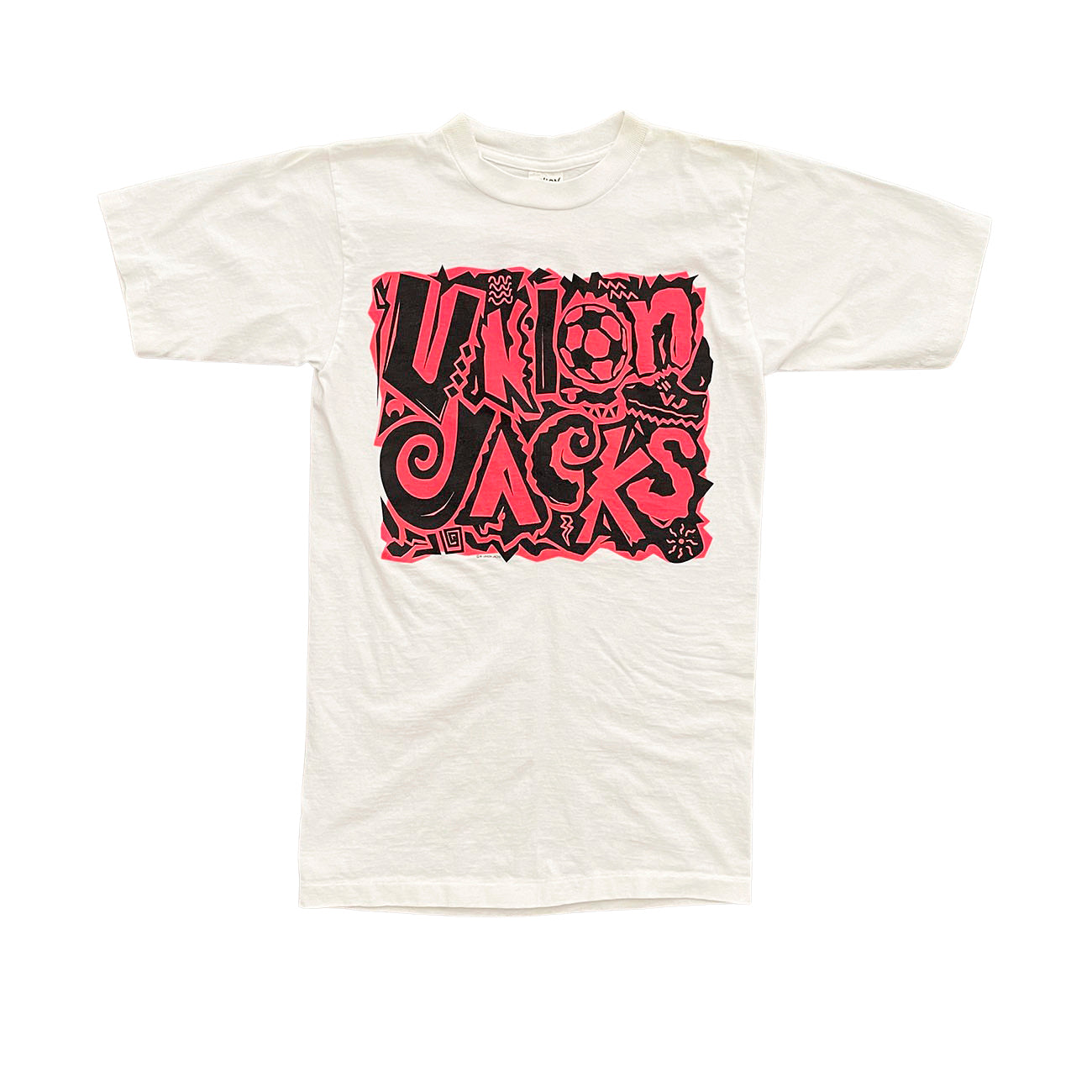 Union Jacks Neon Graphic T-Shirt - S