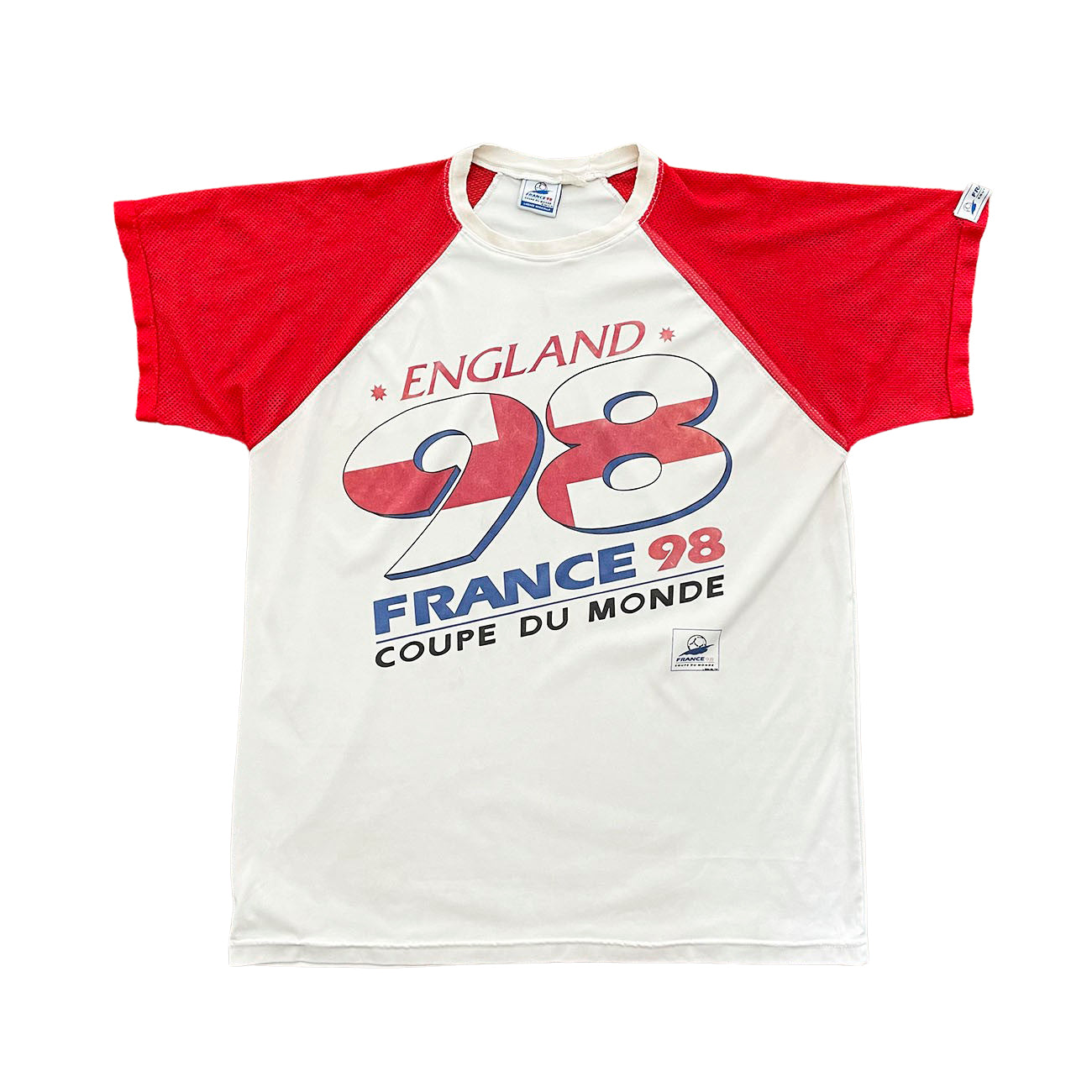 France 98 England Mesh Sleeve Shirt - XL