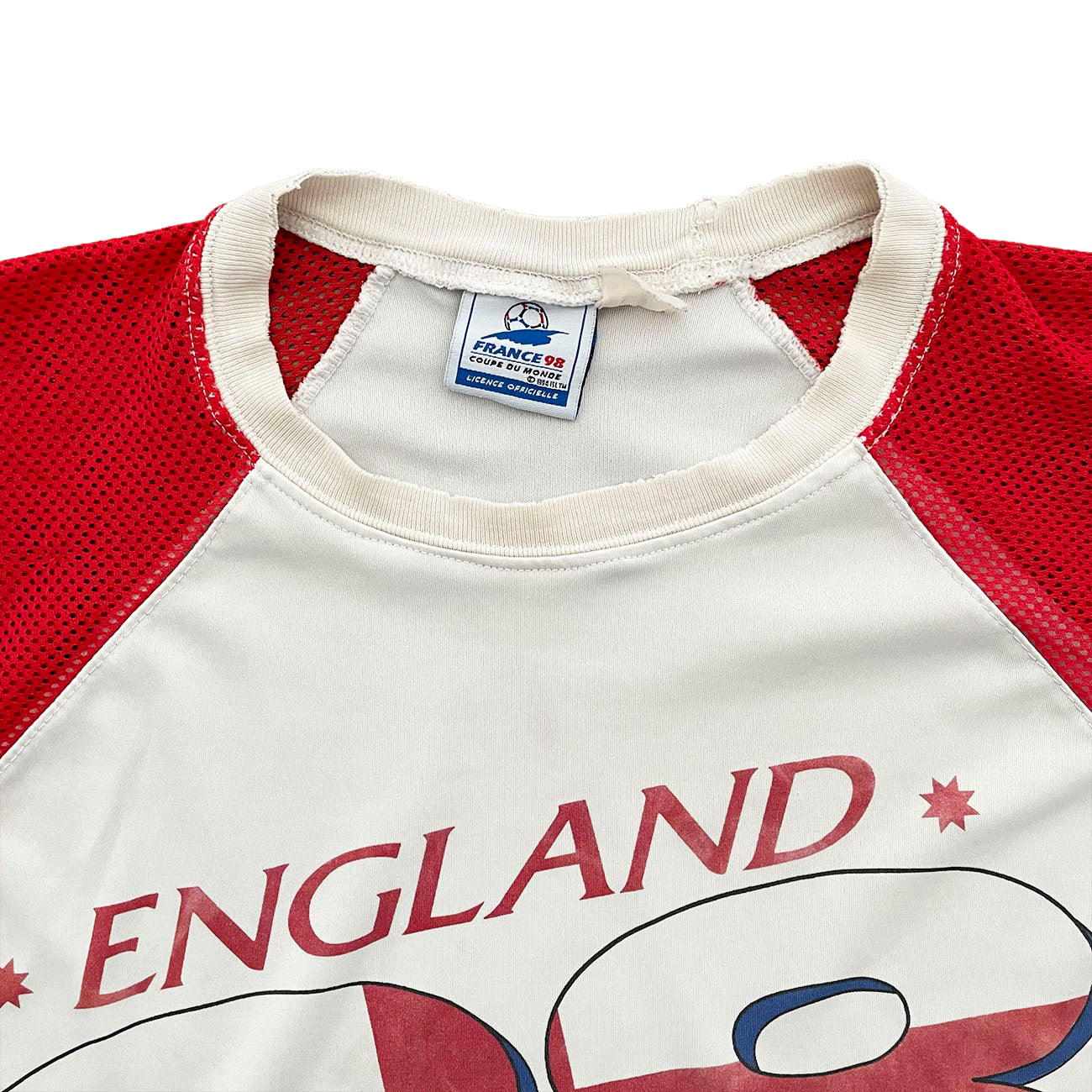 France 98 England Mesh Sleeve Shirt - XL
