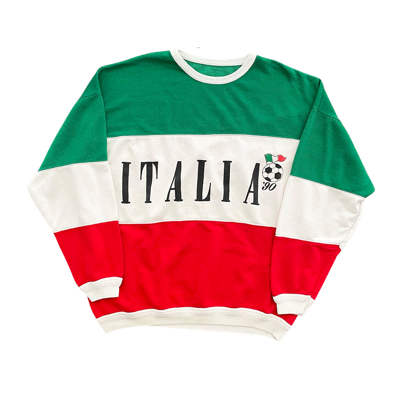 Italia 90 Tri-Color Sweater - L