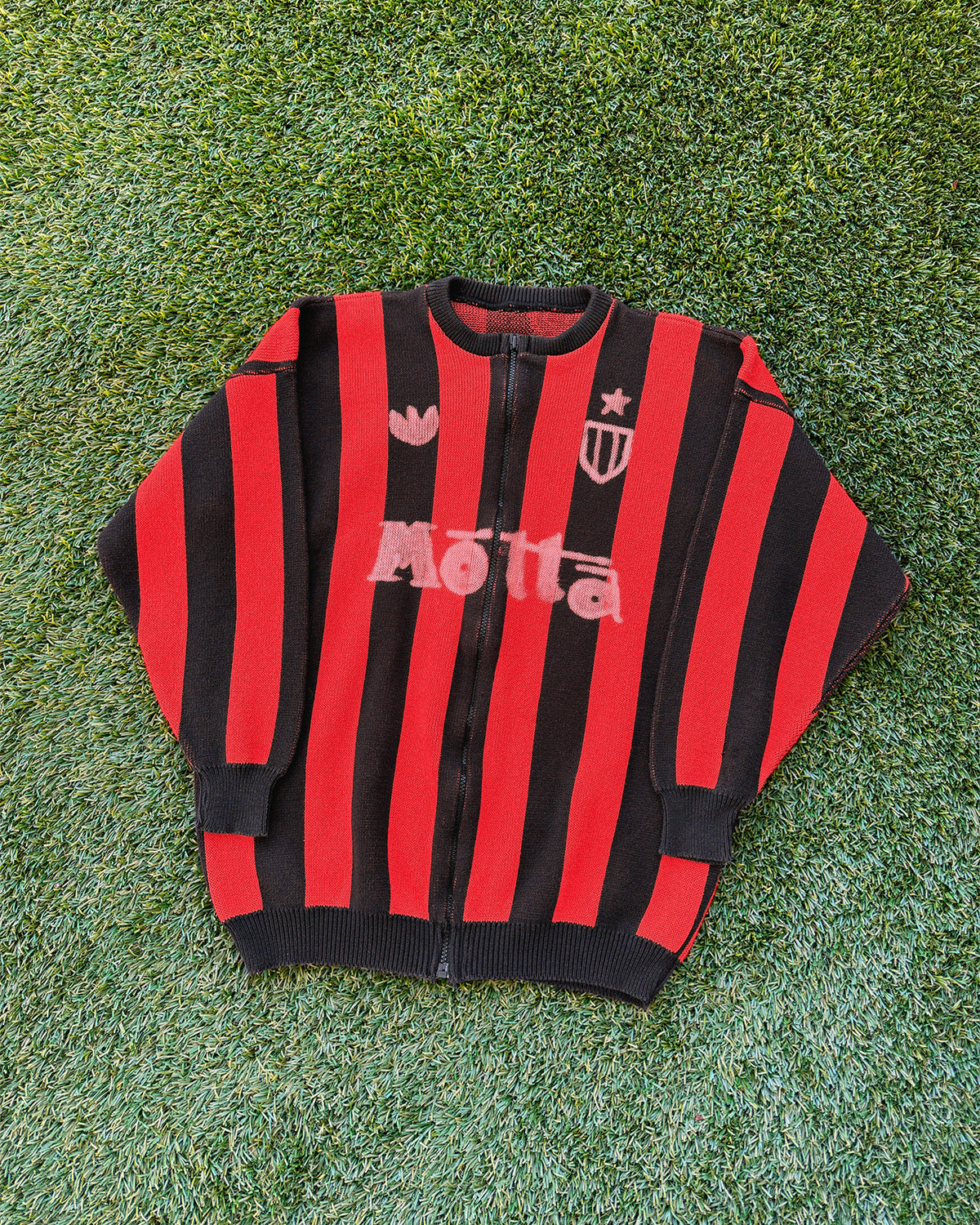 "AC Milan" Zip-Up Sweater - M