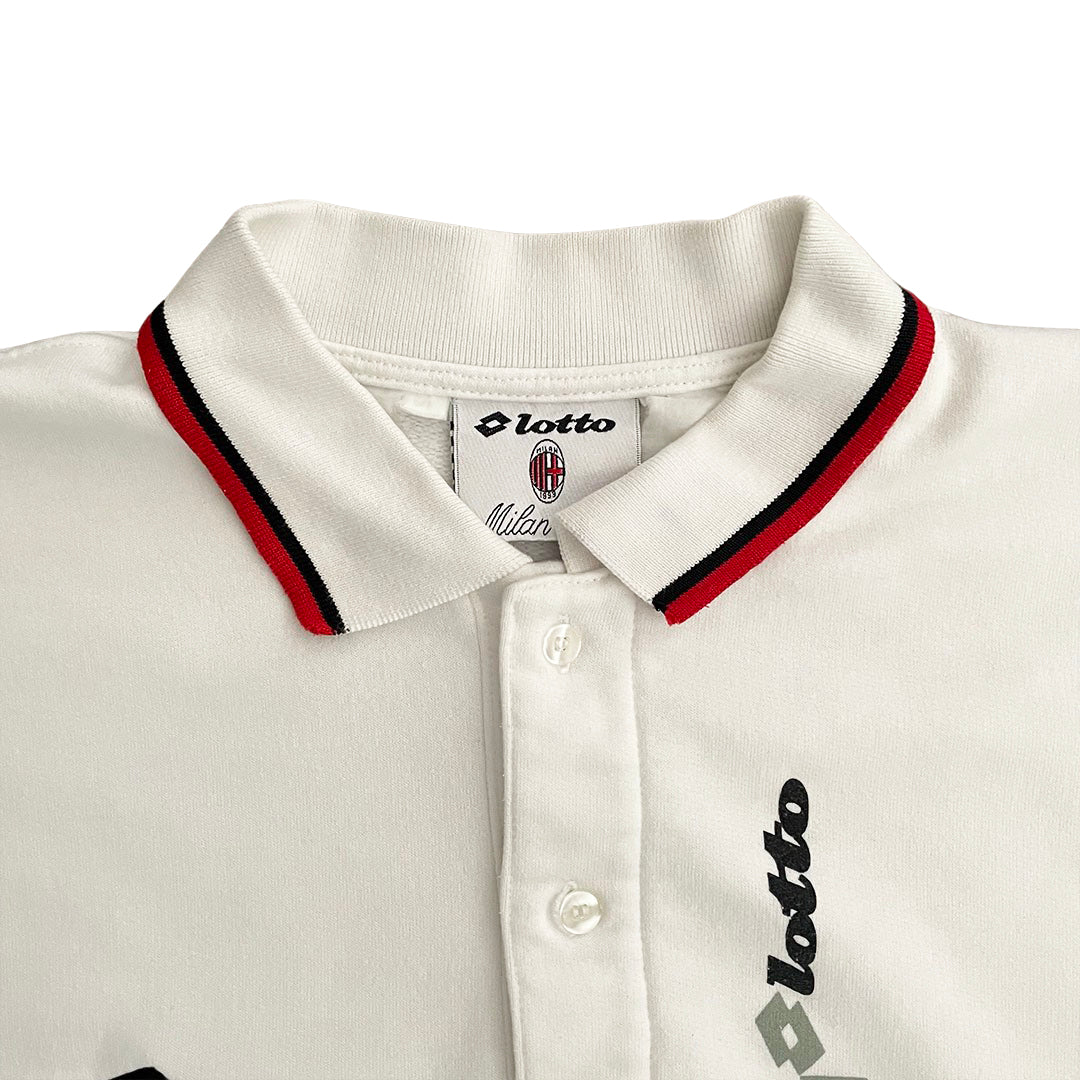 Lotto AC Milan Button Collar Crew - L