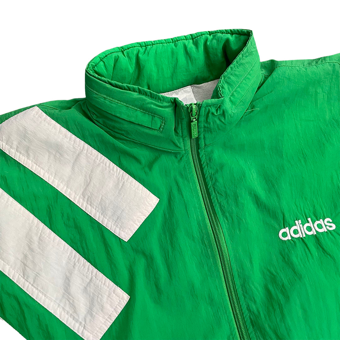Adidas 3-Stripe Nylon Jacket - L