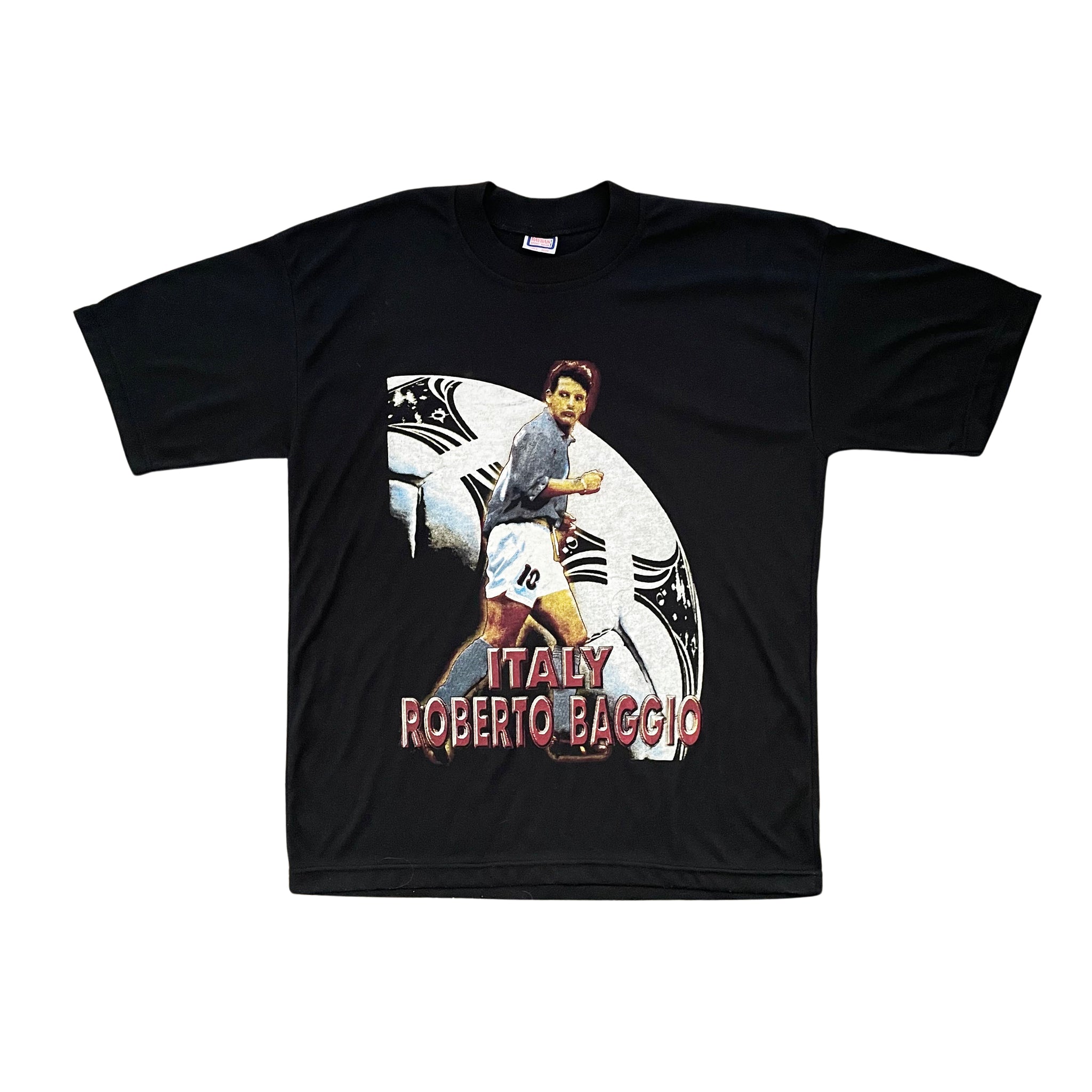 Italy Roberto Baggio Graphic T-Shirt - L