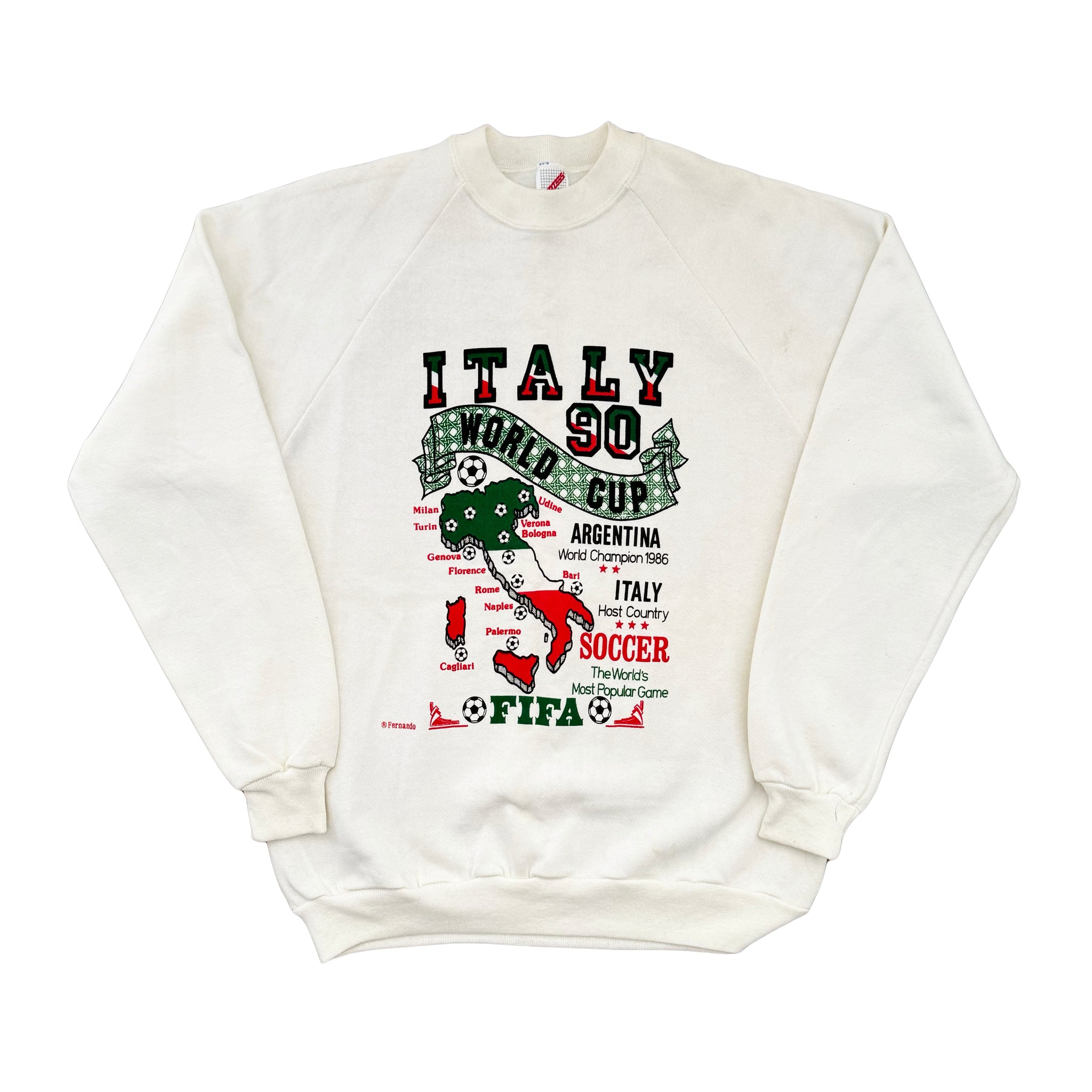 Italy 90 World Cup Crewneck - M/L