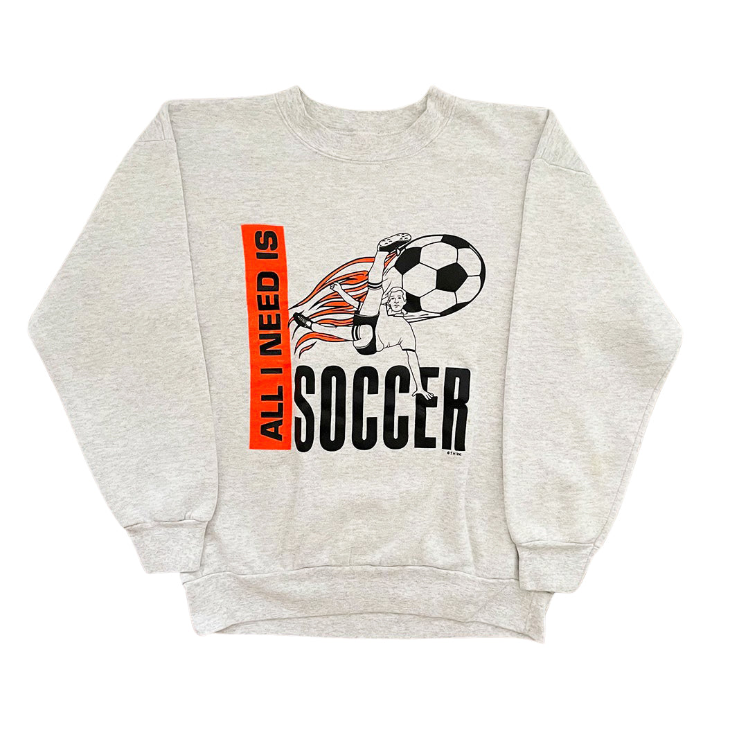 All I Need Is Soccer Crewneck - M