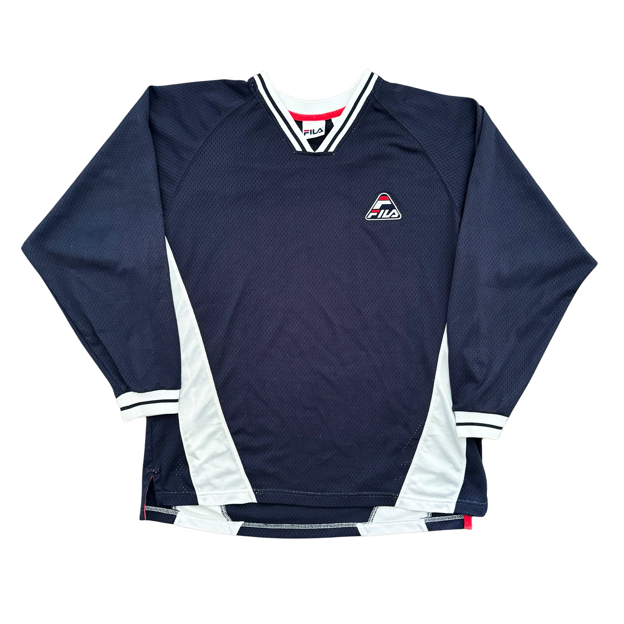 FILA Long Sleeve Mesh Jersey - L