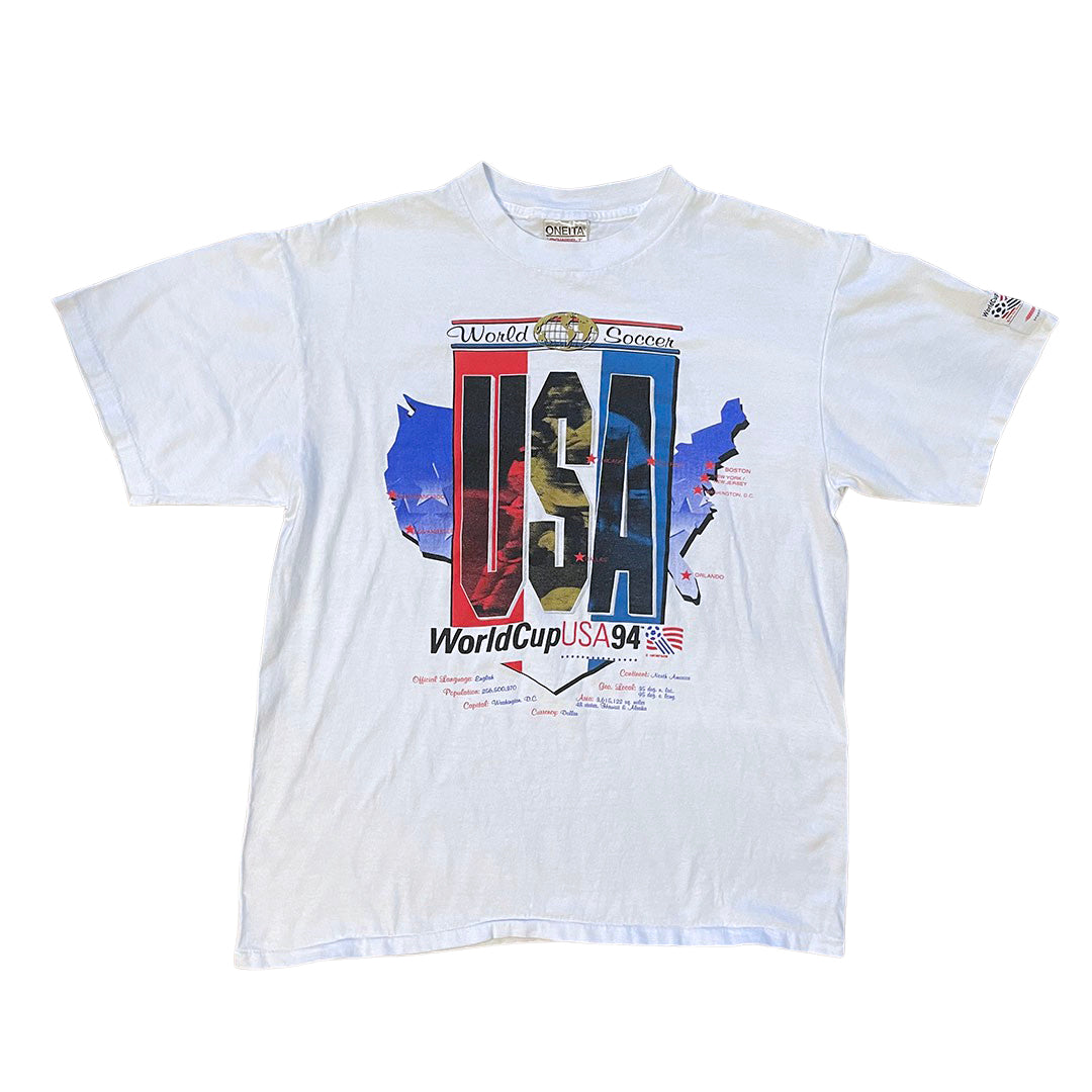 1994 World Soccer USA T-Shirt - L