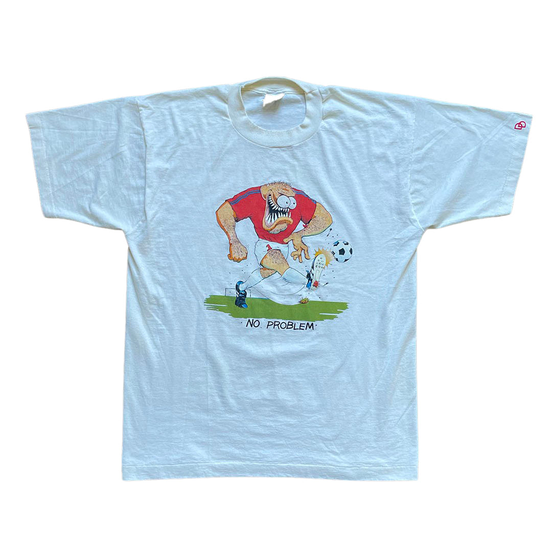 No Problem Illustrated Soccer T-Shirt - L