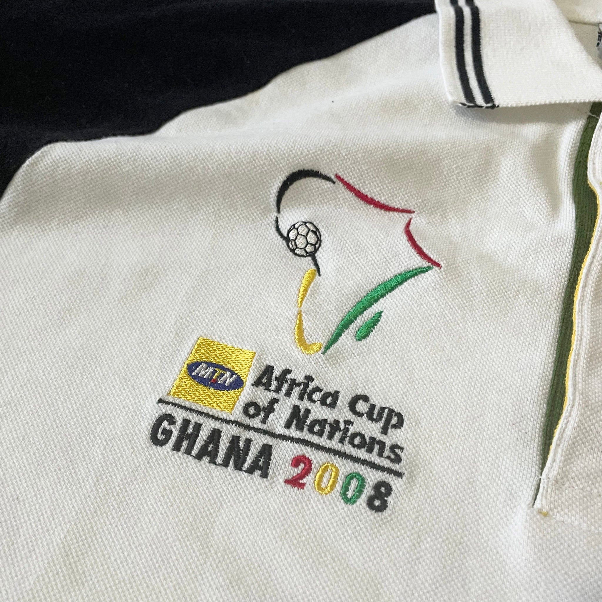 AFCON Ghana Embroidered Polo - L