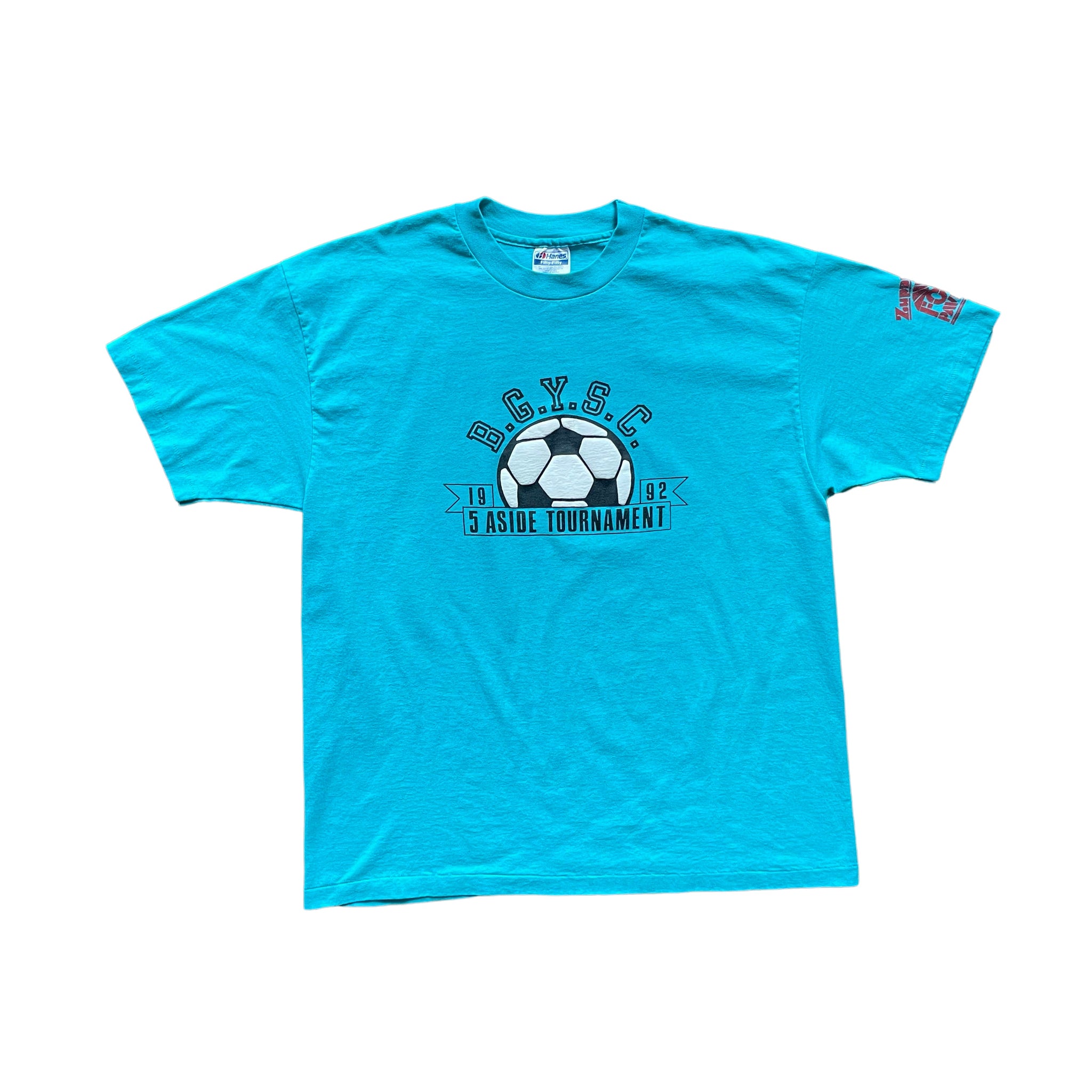 1992 BGYSC 5-A-Side Puff T-Shirt - L