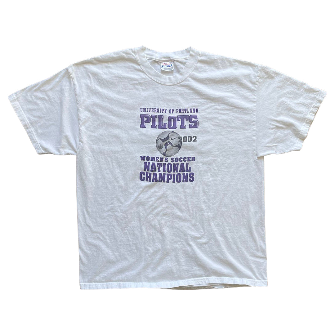 2002 Portland Pilots National Champs T-Shirt - XL