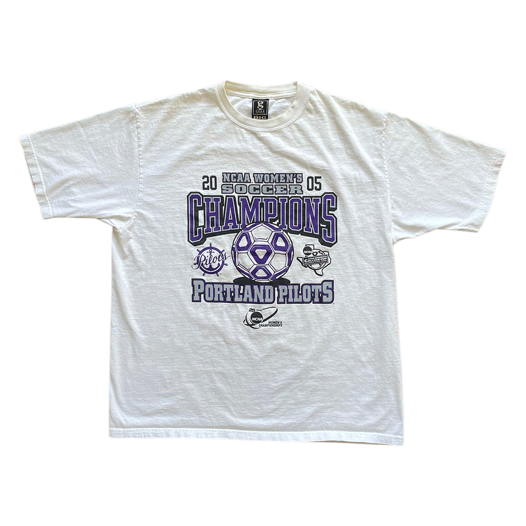 2005 Portland Pilots NCAA Champs T-Shirt - XL