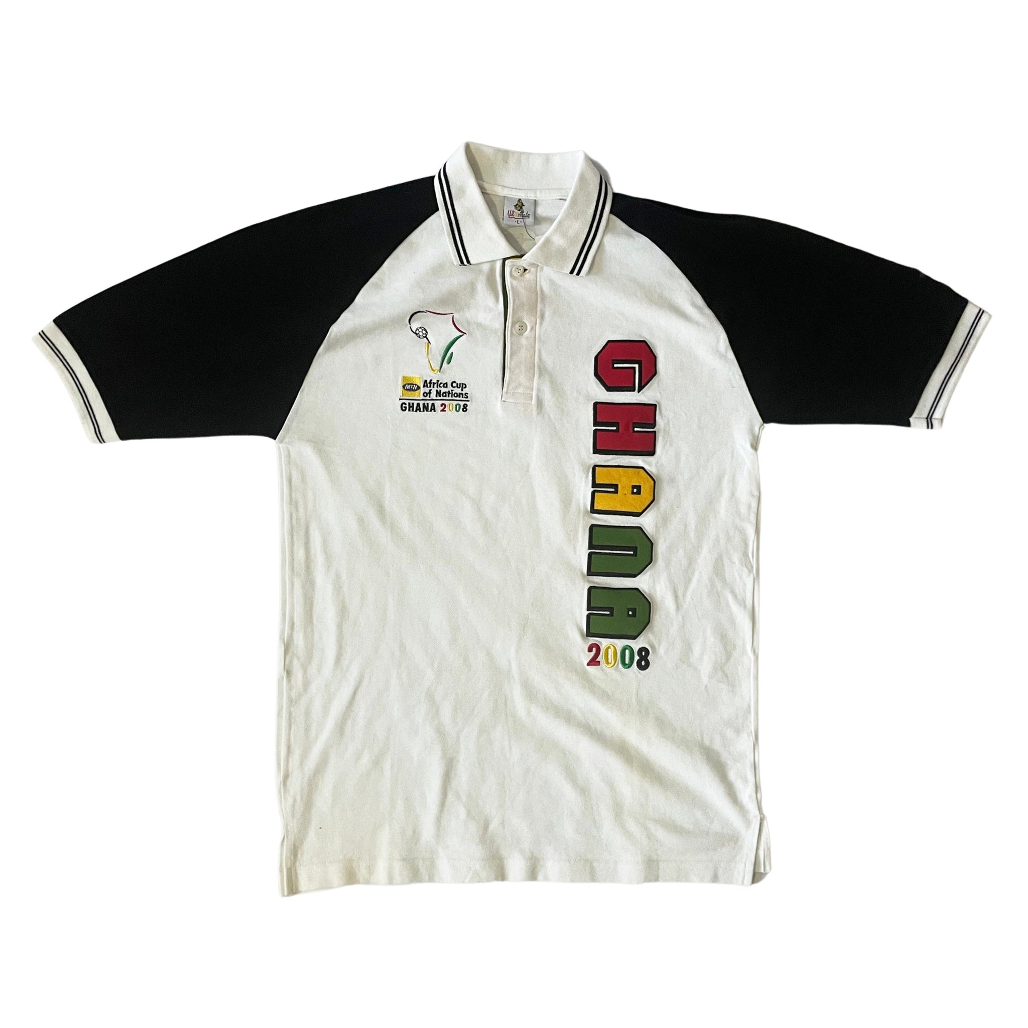 AFCON Ghana Embroidered Polo - L