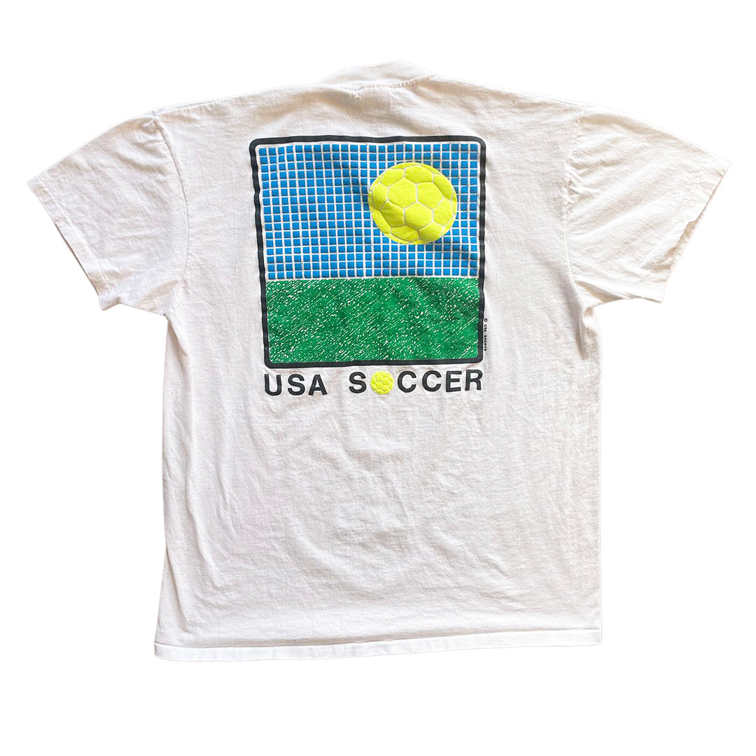 USA Soccer Puff Print T-Shirt - L