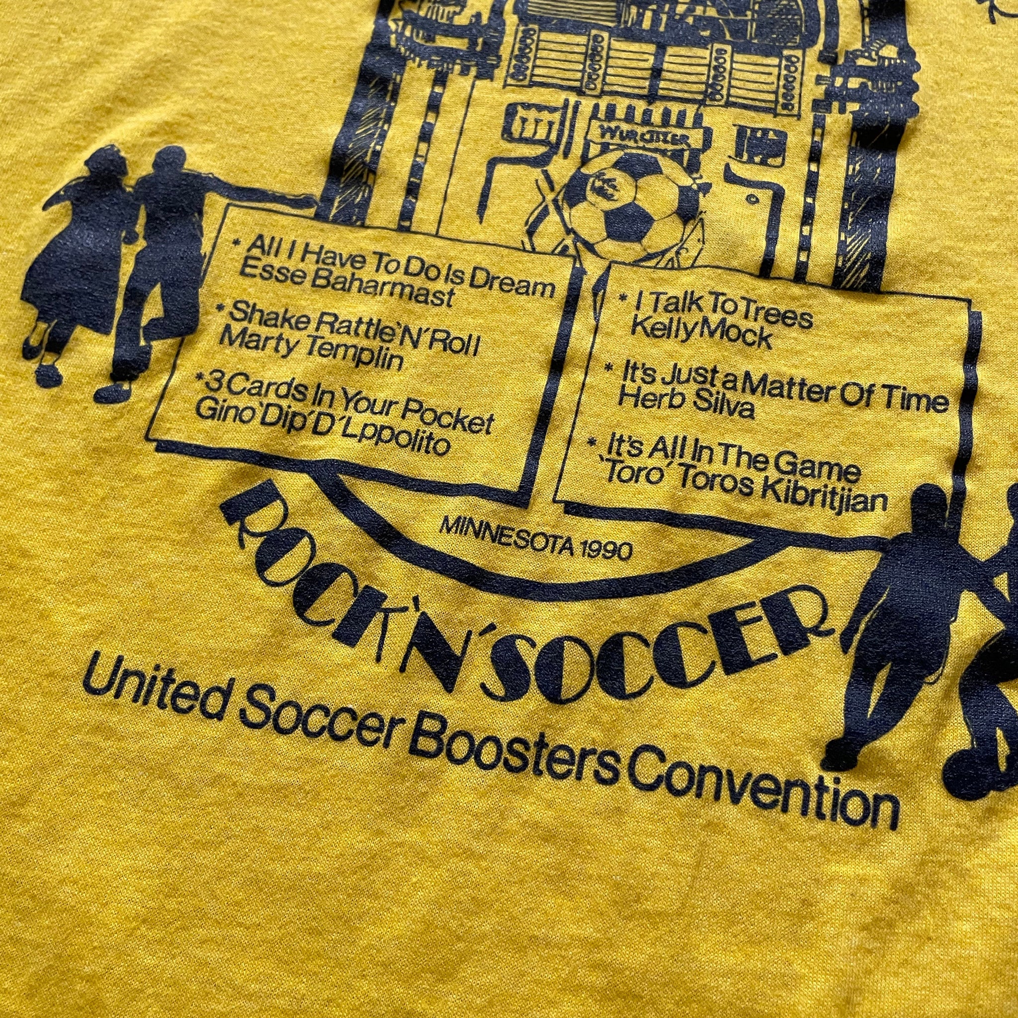 1990 United Soccer Boosters T-Shirt - M