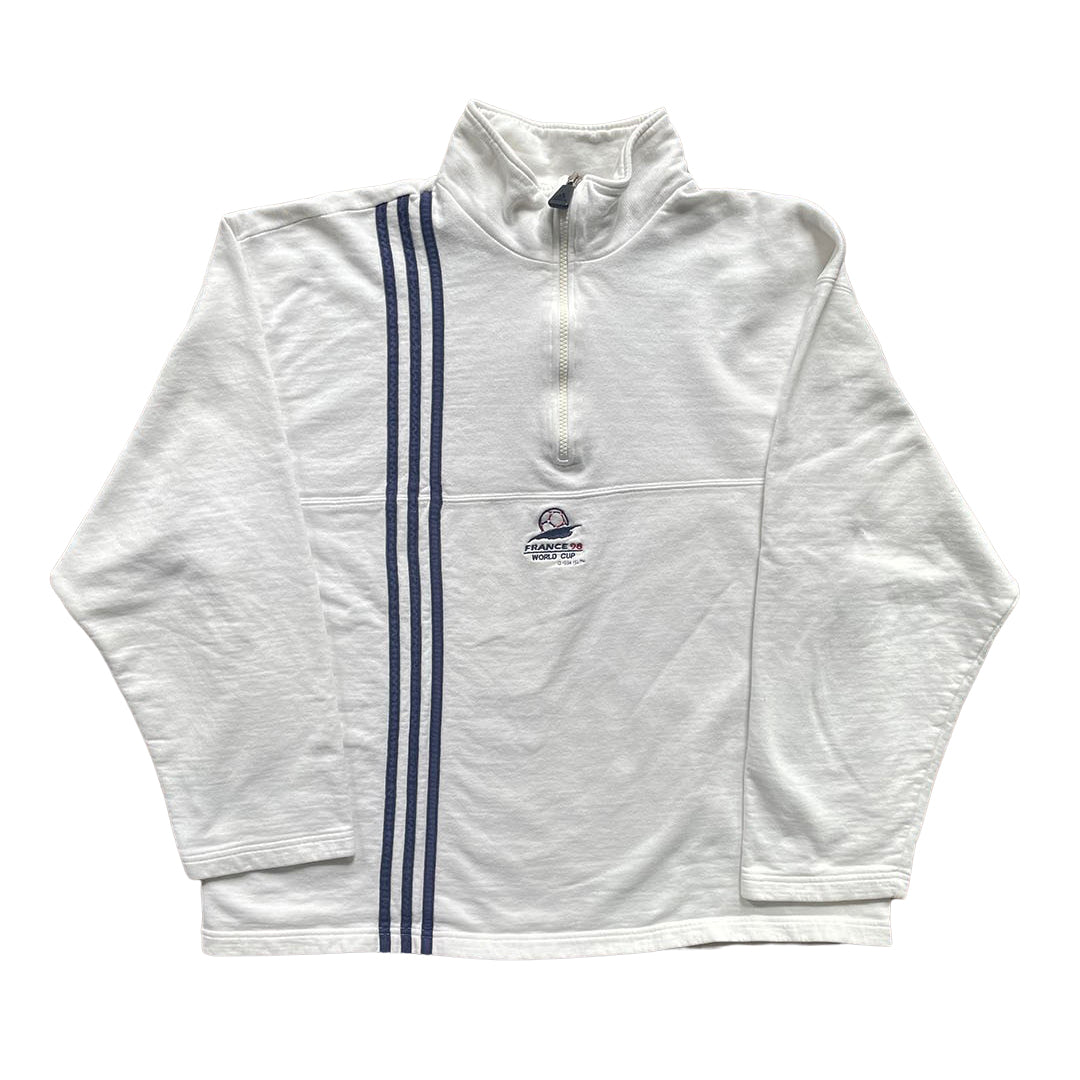 Adidas France 98 World Cup ½-Zip Pullover - L